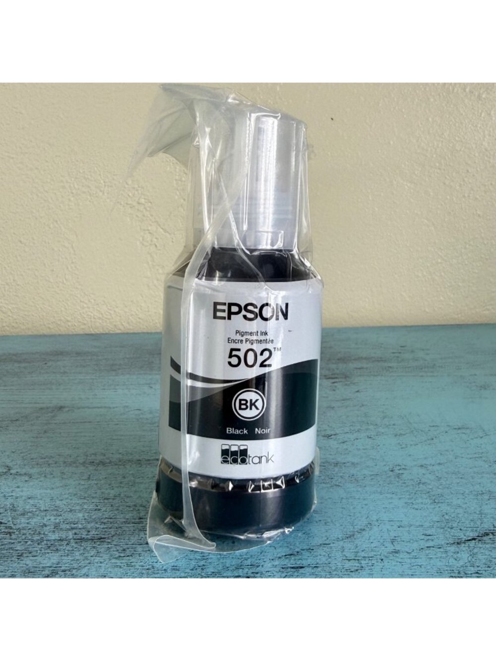Epson 502 EcoTank Ink Black Ultra High Capacity Bottle 127 ml Genuine (Sealed)